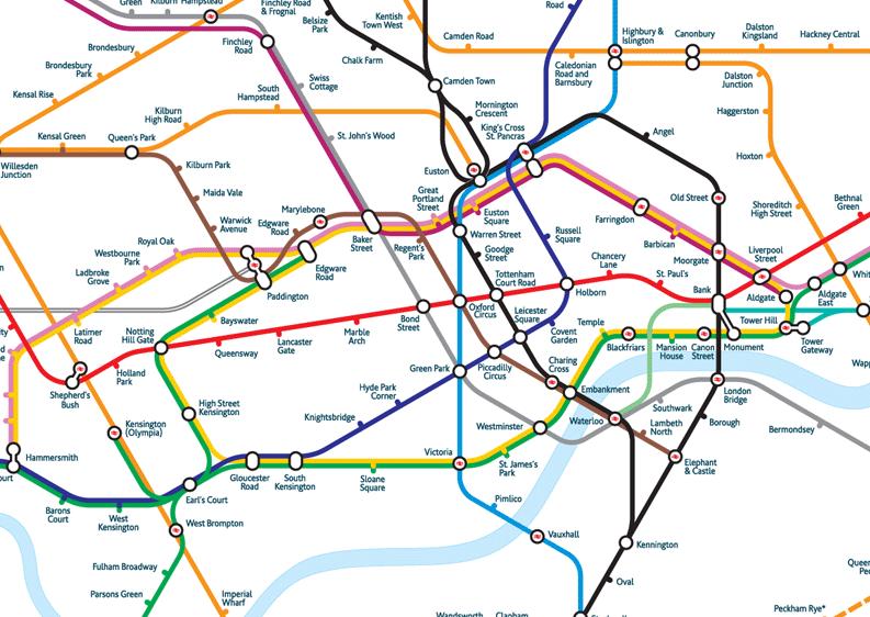 Plan Metro Londres