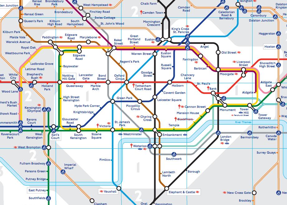 Plano Mapa Metro Londres